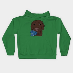 Chocolate Lab Kids Hoodie